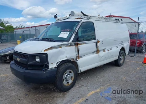 2013 Chevrolet Express 2500 Work Van from USA, damaged, VIN 1GCWGFCA8D1902974
